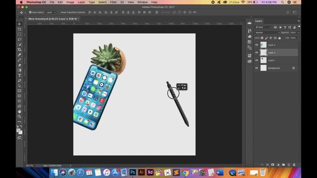 Move object around and zoom - Photoshop for Absolute Beginners 2020 | Hindi смотреть онлайн