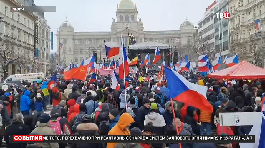 Новые поставки оружия Украине привели к массовым протестам в Европе / События на ТВЦ