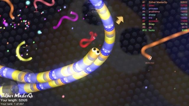 Slither.io A.I. 001 Strong Bad Snake Skin Hacked? vs. 356356 Snakes Epic Slitherio Gameplay! #284