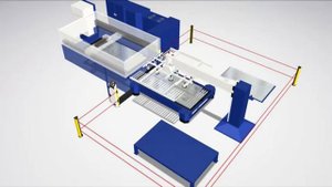 Automatic Loading and Unloading System for Laser Cutting