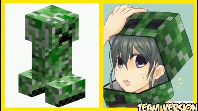 Minecraft characters anime смотреть онлайн