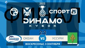 Футболисты «Уссури» стали победителями «Динамо-Кубка» Приморского края 2023 / Финал на «Динамо»