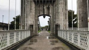 A Walk Across Conwy Suspension Bridge - Built By Thomas Telford - #conwy  #conwycastle #wales