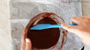 Шоколадный,бисквитный рулет.Без миксера,весы.Казакша рецепт