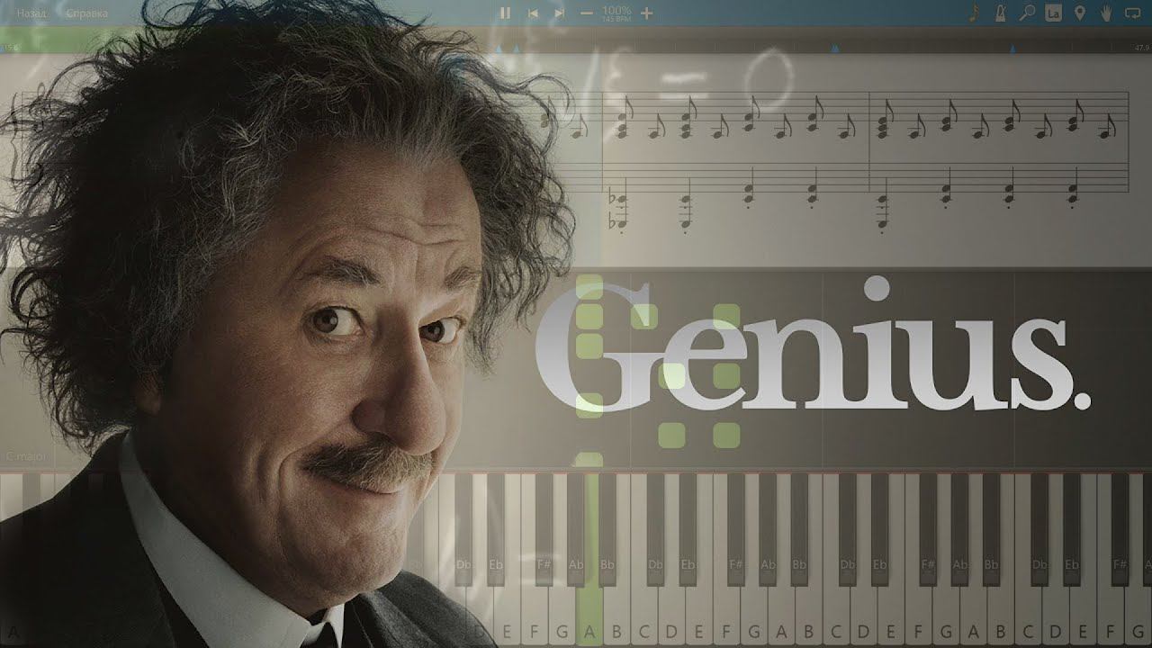 Genius Title Music -  Hans Zimmer & Lorne Balfe [Piano Tutorial | Sheets | MIDI] Synthesia