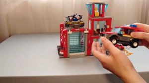 Lego city fire station, лего сити пожарное депо
лего сити 60215 лего сити 60216