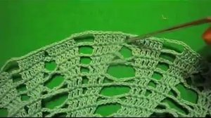 САЛФЕТКА КРЮЧКОМ ГОЛУБАЯ РОМАШКА