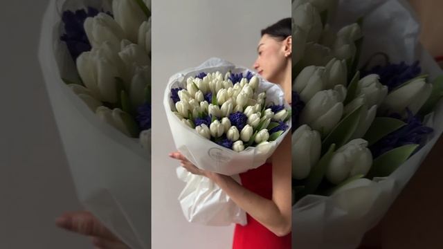 Букет из тюльпанов и гиацинтов PURE ONE!