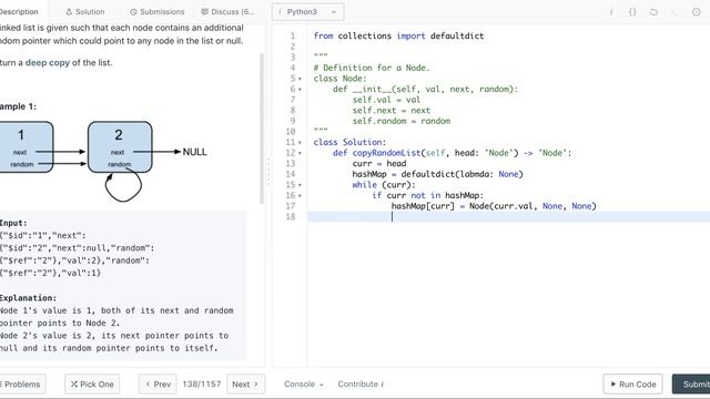 Amazon Coding Interview Question: Copy List With Random Pointer смотреть онлайн
