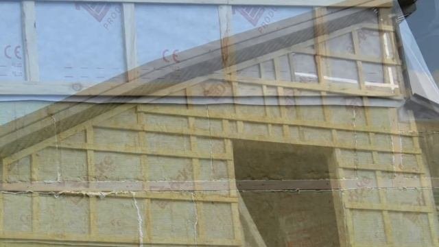 Утепление мансарды .Перехлестное утепление в 200 мм.