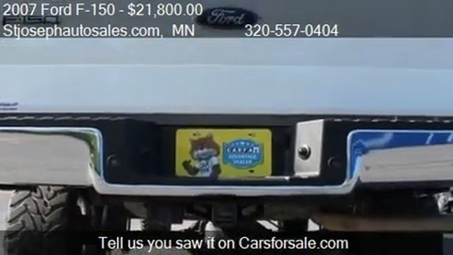 2007 Ford F-150 Lariat for sale in SAINT JOSEPH, MN 56374 at смотреть онлайн