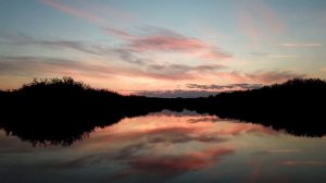 Закат на реке Воркута.