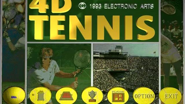 4D Sports Tennis - FM Towns