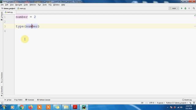 Python | Builtins | type() function | How to find the data type of a variable in python? | Part 1/2 смотреть онлайн