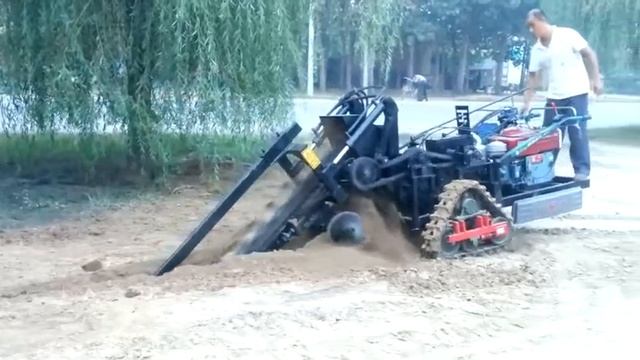 Самоходный траншеекопатель (бара) смотреть онлайн