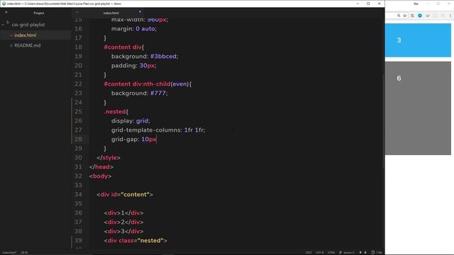 CSS Grid Tutorial #5 - Nested Grids