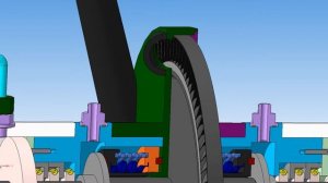 Анимация ТНА (турбонасосный агрегат) ЖРД