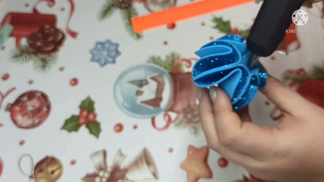 Вот это красотища!!! DIY новогодние игрушки из фоамирана. #diy #новогоднийдекор #своимируками