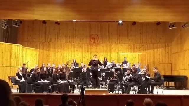 Духовой оркестр колледжа при Академии Музыки.Концерт11.04.2018Днепр.Д.Обер"Увертюра...". смотреть онлайн