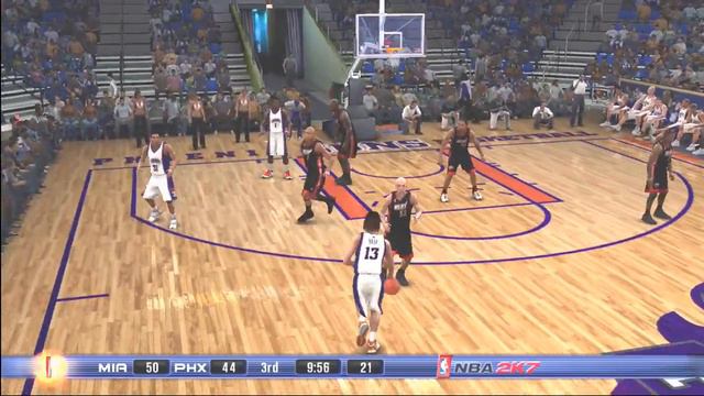 (NBA 2K7) PS3 Gameplay Miami Heat vs Phoenix Suns смотреть онлайн