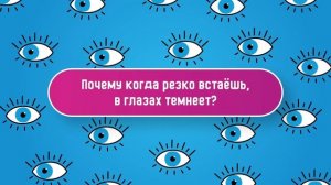 СТРАННЫЕ ВОПРОСЫ. Почему когда резко всаешь, в глазах темнеет?