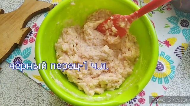 Котлеты из фасоли и фарша .