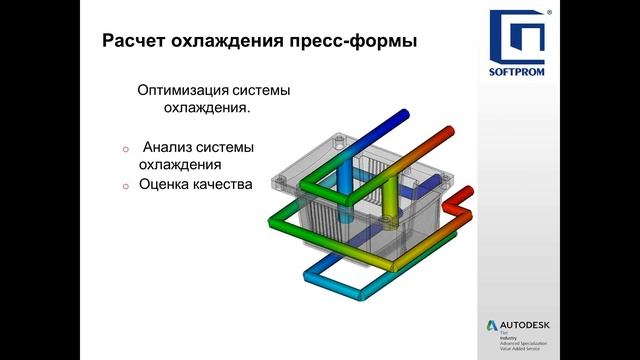 Анализ литья пластмасс в Autodesk Moldflow