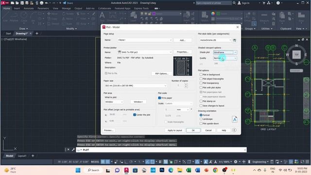 How to download PDF from AutoCAD | print drawing in AutoCAD | AutoCAD mai pdf kaise download kar смотреть онлайн
