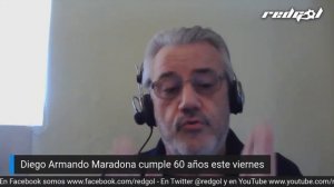 El periodista Alejandro Fabbri y los 60 años de Diego Armando Maradona