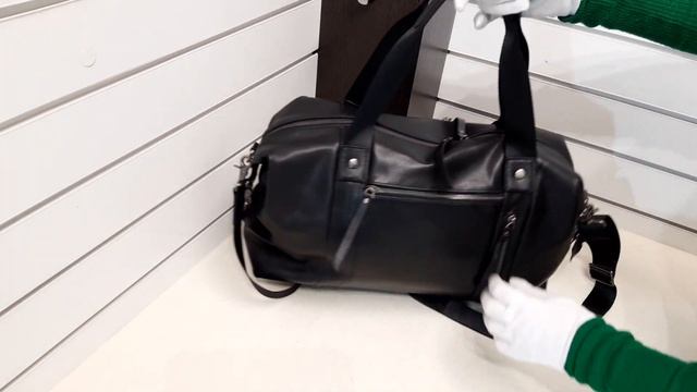 Сумка мужская натуральная кожа дорожная деловая М 2351 смотреть онлайн