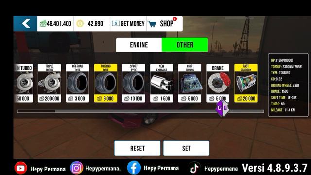 TUTORIAL BUAT TUNE UP MAZDA MX5 NEW VERSI CAR PARKING MULTIPLAYER 4.8.9.3.7