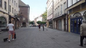 [4K] Walking in Dusseldorf Germany - Altstadt during COVID19 (April 2020)