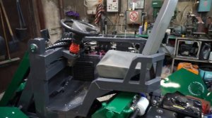 Самодельный мини погрузчик. Первый выезд!