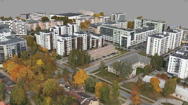 City 3D model: Metashape + DJI Zenmuse P1. смотреть онлайн