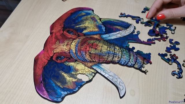 Деревянный пазл Woody "Могучий слон"/ Обзор-ОТЗЫВ/ wooden puzzle смотреть онлайн