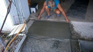 Ремонт облагораживание старого бетонного покрытия