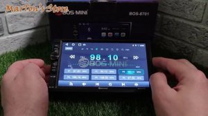 Обзор автомагнитолы BOS-MINI BOS-8701