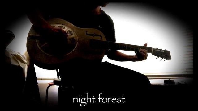 「night forest」republic guitars duolian resonator guitar slide guitar смотреть онлайн