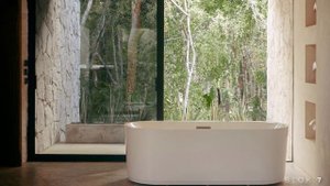 House Design in the Midst of an Enchanting Forest-Vegetation Blend
