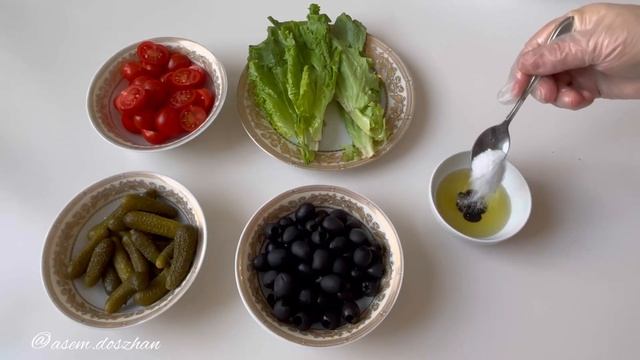 Салат за 5 минут. 5 минутта салат дайындаймыз. Қазақша рецепт. смотреть онлайн