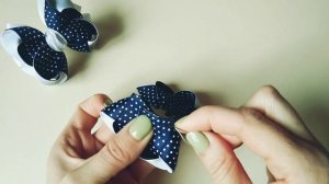 резиночки для волос ? из репсовой ленты ? бантик к школе ?