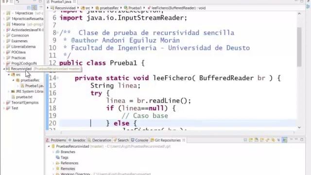 Trabajo con GIT desde Eclipse para desarrollo compartido (3 - Trabajar en equipo) смотреть онлайн