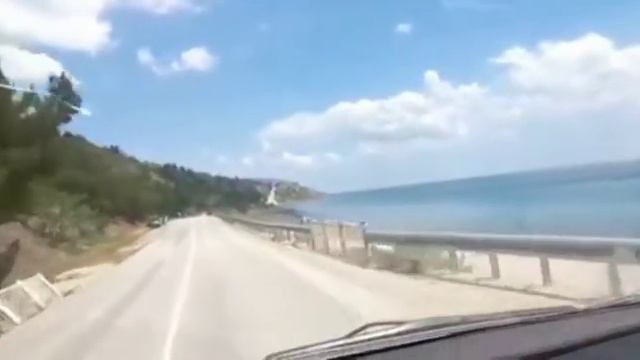 Дорога Алушта-Судак, июнь 2021г. смотреть онлайн