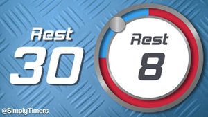 45 sec work 15 sec rest Interval Timer (45/15 interval timer) up to 60 reps with exploding ending