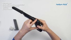 Пистолет Galaxy Beretta M92 с глушителем spring G 052A