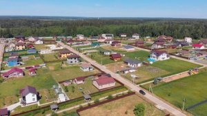 Обзор коттеджного посёлка "Глебово" \\ Земельные участки в подмосковье для постоянного проживания