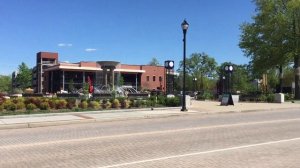 Прогулка по центру города Cary North Carolina USA