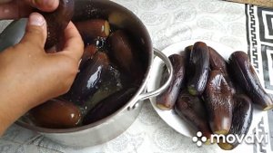 Долма из баклажанов ( бадамджан долма)