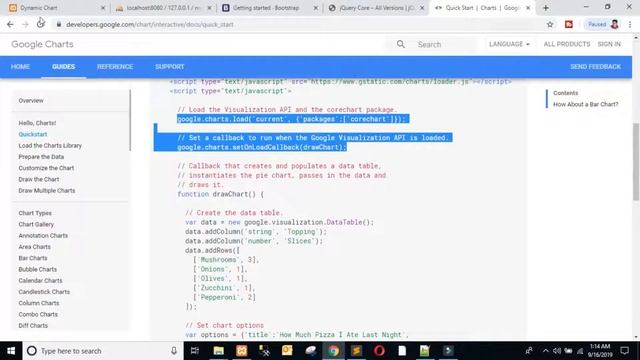 Create dynamic chart using php,ajax and mysql in hindi
