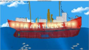 Floating sandbox Nantucket